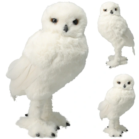 OWL STANDING 31CM WHITE 2ASS