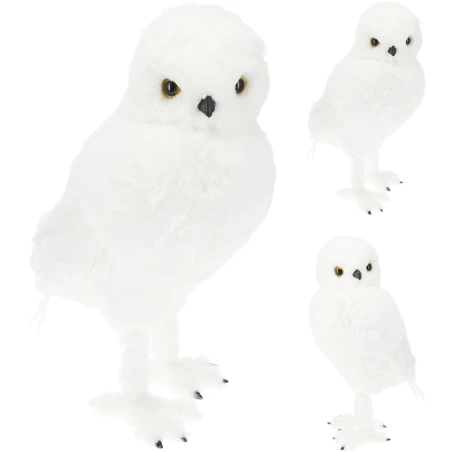 OWL STANDING 49CM WHITE 2ASS