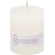 CANDLE PILLAR 4X5CM WHITE