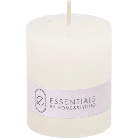 CANDLE PILLAR 4X5CM WHITE
