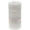 CANDLE PILLAR 7X14CM GREY