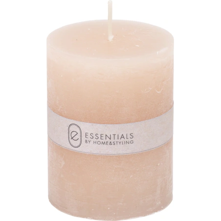 CANDLE PILLAR 6X8CM BEIGE
