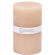 CANDLE PILLAR 9X15CM BEIGE