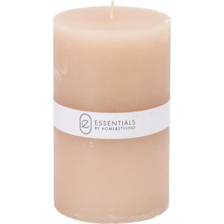 CANDLE PILLAR 9X15CM BEIGE