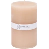 CANDLE PILLAR 9X15CM BEIGE