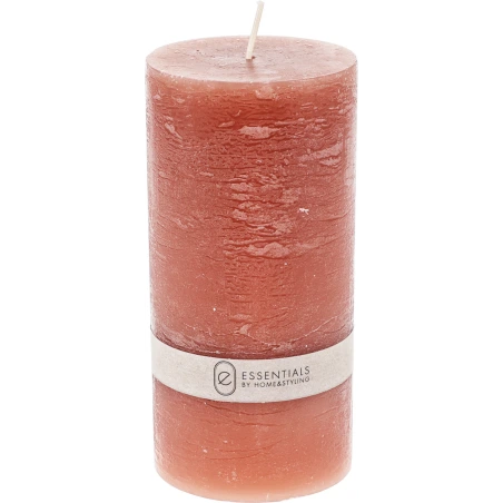 CANDLE PILLAR 4X5CM BROWN IN D