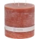 CANDLE PILLAR 9X15CM BROWN