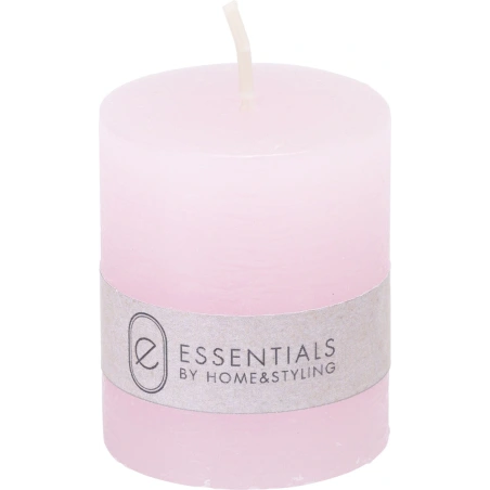 CANDLE PILLAR 4X5CM PINK IN D