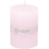 CANDLE PILLAR 6X8CM PINK IN D