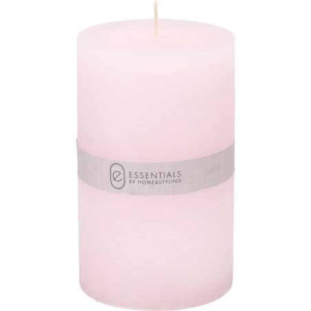 CANDLE PILLAR 9X15CM PINK