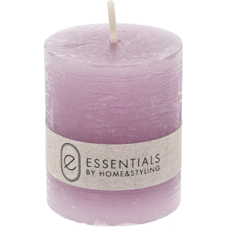 CANDLE PILLAR 4X5CM PURPLE IN
