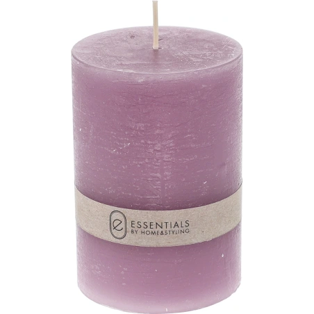CANDLE PILLAR 7X10CM PURPLE