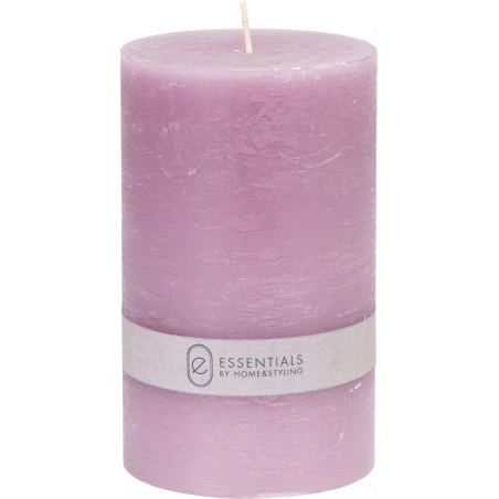 CANDLE PILLAR 9X15CM PURPLE