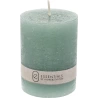 CANDLE PILLAR 6X8CM GREEN IN