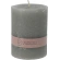 CANDLE PILLAR 6X8CM GREY