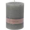 CANDLE PILLAR 6X8CM GREY