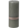 CANDLE PILLAR 7X17CM MID GREY