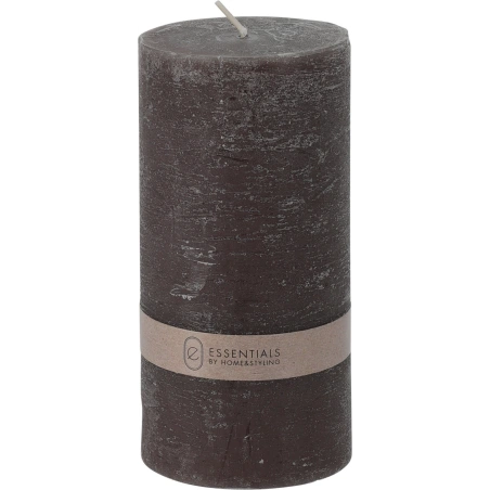 CANDLE PILLAR 7X14CM TAUPE