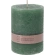 CANDLE PILLAR 6X8CM  D GREEN