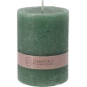 CANDLE PILLAR 6X8CM  D GREEN
