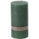 CANDLE PILLAR 7X14CM DARKGREEN