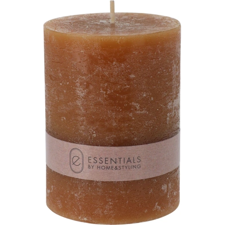 CANDLE 6X8CM LIGHT TABAC