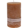 CANDLE 9X15CM LIGHT TABAC