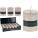 CANDLE PILLAR 4X5CM 3ASS CLR