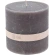 PILLAR CANDLE 10X9CM ANTRACITE