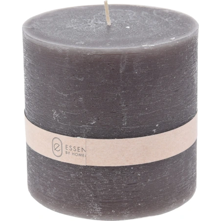 PILLAR CANDLE 10X9CM ANTRACITE