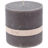 PILLAR CANDLE 10X9CM ANTRACITE