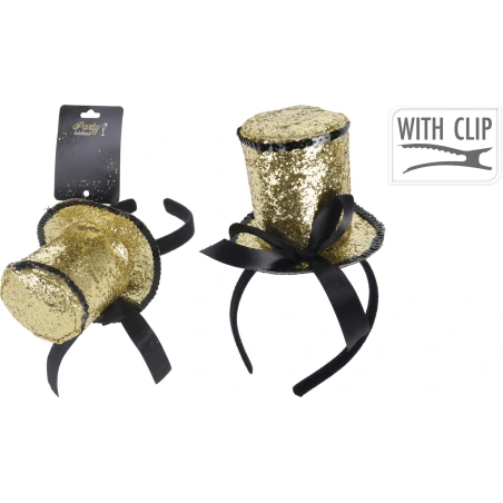 MINI HAT SEQUIN WITH HAIRBAND
