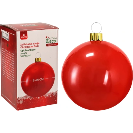 XMAS BALL INFLATABLE DIA 45CM
