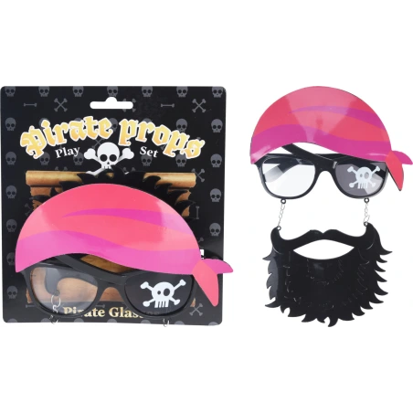 PARTY GLASSES PIRATE W BEARD