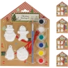 PAINT SET XMAS 15PCS 4ASS