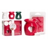 Oil, Wax and Tealight Candle Set, 65×65×70 mm