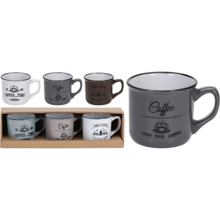 MUG 100CC ESPRESSO SET 3PCS
