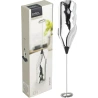 MILK FROTHER CHROME 20CM SILVE