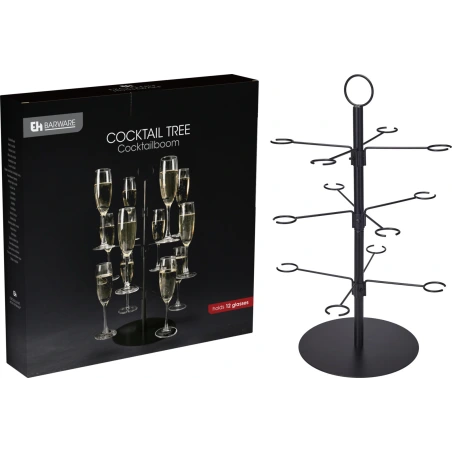 FOOD STAND 3 LAYERS MATT BLACK, 55,5 cm