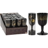 WINE GLASS SET OF 4PCS BLACK