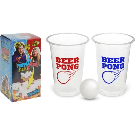 BEER PONG GAME SET 14PCS