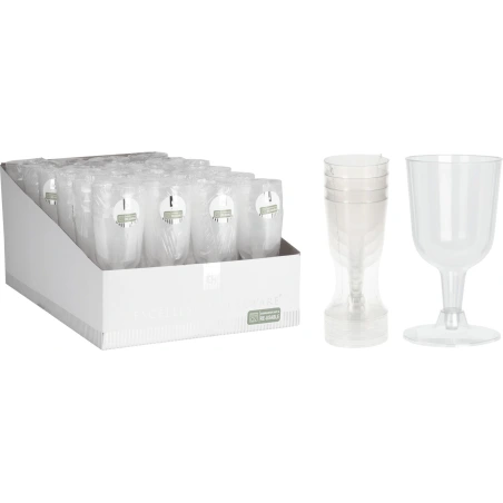 Vīna glāzes, 160 ml, 1 iepakojums - 4 gab., caurspīdīgas