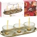 SERVING SET 7PCS GOLD COLOR