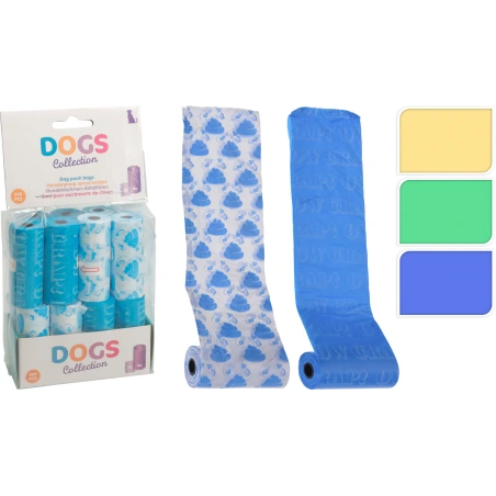 DOGGY BAGS 240PCS 3ASS CLR
