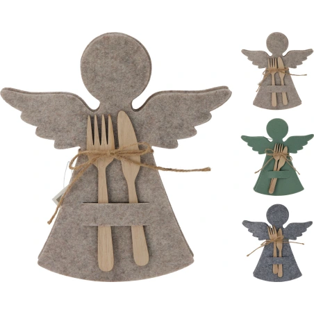 CUTLERY HOLDER ANGELS SET4