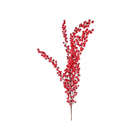 Mākslīgo sarkano ogu zars, 109 cm