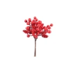 Artificial Red Berries Branch, 19 cm