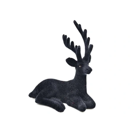 Ziemeļbriedis, 15 cm, melns