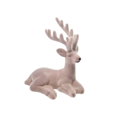 Ziemeļbriedis, 15 cm, bēšs