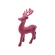Reindeer, 15 cm, Dark Cherry Color